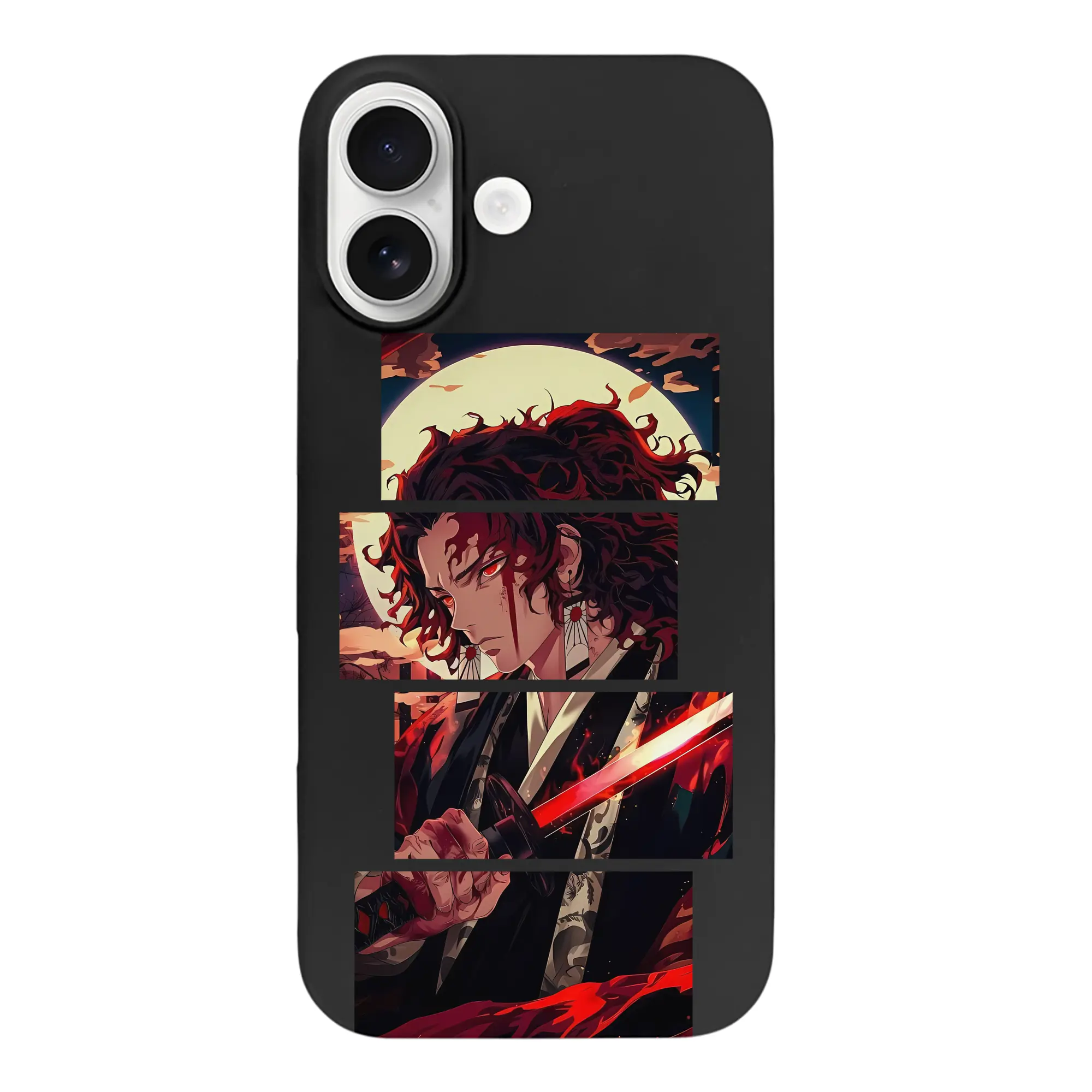 鬼滅の刃 グッズ,継国 縁壱 - iPhone 17 シリーズ シリコンケース 薄型 耐衝撃 指紋防止 ソフトタッチカバー 精密フィット 傷防止 保護ケース iPhone 17/17 Air/17 Pro/17 Pro Max 対応